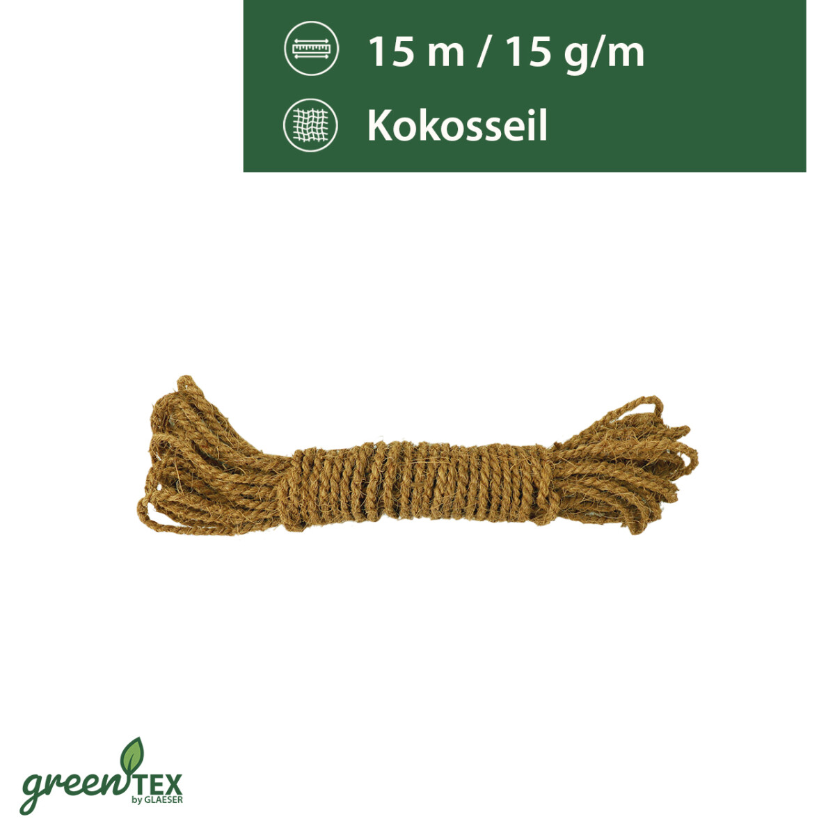 greentex® Kokosseil mittelstark 15g/m | 15m