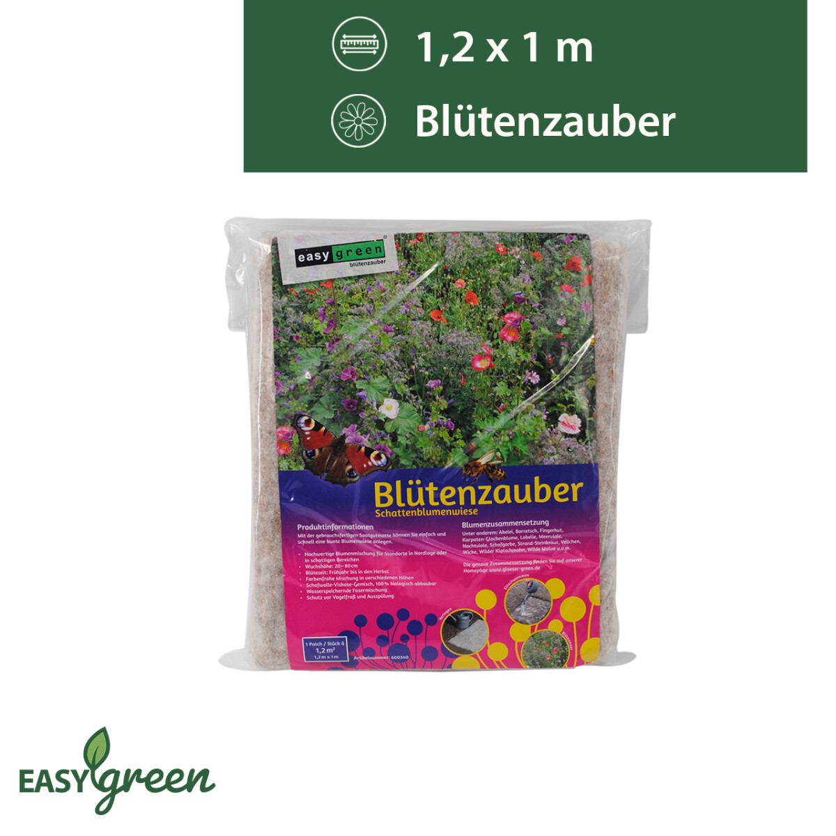 easygreen® Blütenzauber Patch 1,2m²