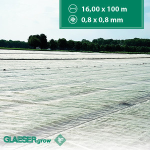 GLAESER Insektenschutznetz 16,00 x 100 m | Feinmaschiges...