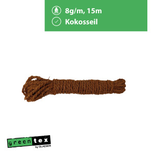greentex® coconut rope thin 8g/m | 15m