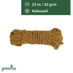 greentex® kokostråd tjock 20 g/m | 25 m
