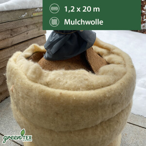 greentex® Mulchwolle 1,2m x 10m
