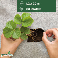 greentex® Mulchwolle 2,4m x 10m