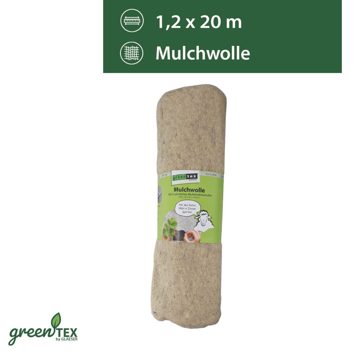 greentex® Mulchwolle 2,4m x 20m